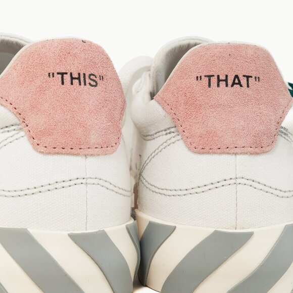 OFF-WHITE Low Vulcanized Canvas Low-Top Sneakers - Picture 12 of 16